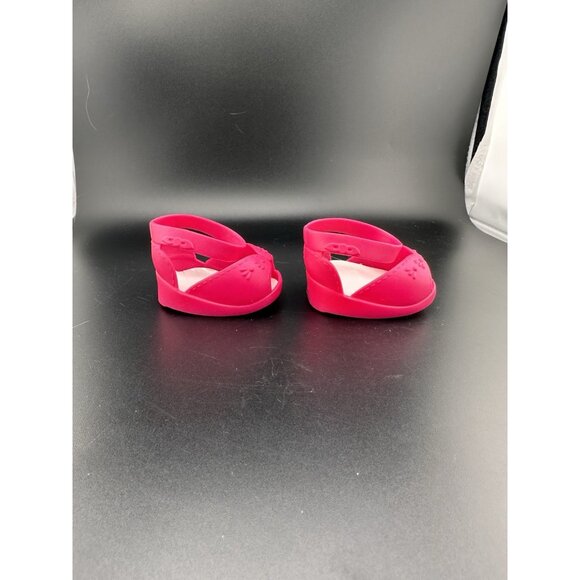 Cabbage Patch Kids Bright Pink Shoes Ankle Straps 2009 OAA Jakks Pacific - Picture 4 of 13